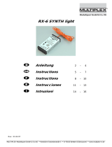 MULTIPLEX RX-6 SYNTH light Manuale del proprietario