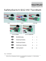 MULTIPLEX SafetySwitch 12 HV Manuale del proprietario