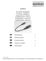 MULTIPLEX Zebra Schueleradapter Manuale del proprietario