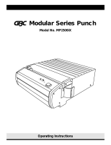 MyBinding GBC MP2500ix / 640ID Modular Punch Manuale del proprietario