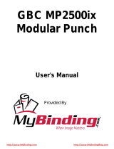 MyBinding GBC MP2500ix Modular Punch Manuale utente