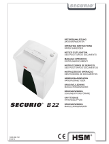 MyBinding HSM Securio B22S Level 2 Strip Cut Manuale utente
