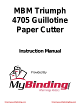 MyBinding MBM Triumph 4705 Manuale utente
