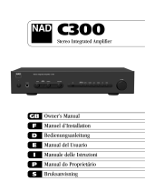 NAD C300 Manuale del proprietario