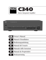 NAD C340 Manuale utente