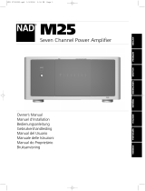 NAD m25 Manuale utente