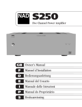NAD S250 Manuale utente