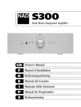 NAD Electronics Silver S300 Manuale utente