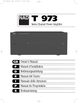 NAD T 973 Manuale del proprietario