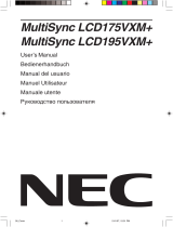 NEC MultiSync® LCD175VXM Manuale del proprietario