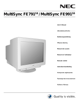 NEC MultiSync® FE991SB Manuale del proprietario