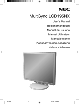 NEC MultiSync® LCD195NX Manuale del proprietario