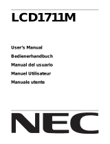NEC NEC LCD 1711M Manuale del proprietario