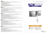 Newstar Products Newstar 2 x Monitor desk mount 10" - 24" Swivelling/tiltable, Swivelling Manuale utente