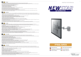 Newstar Products Newstar 2 x Monitor desk mount 10" - 24" Swivelling/tiltable, Swivelling Manuale del proprietario