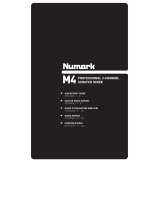 Numark  M4  Manuale del proprietario