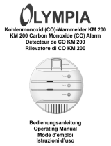 Olympia KM 200 Carbon Monoxide Alarm Manuale del proprietario