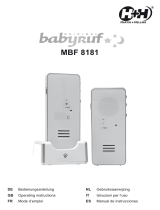 H+H MBF 8181 Digital Babyphone Manuale del proprietario