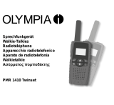 Olympia PMR 1410 Manuale del proprietario