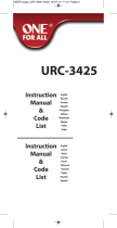 Universal Electronics URC-3425 Manuale utente