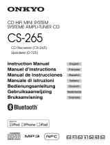ONKYO CS-265 B Manuale utente