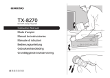 ONKYO TX-8270B Manuale utente
