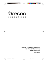 Oregon Scientific JMR818WF Manuale utente