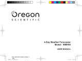 Oregon Scientific WMH90 Manuale utente