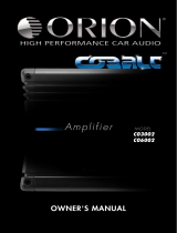 Orion Car Audio CO6002 Manuale utente