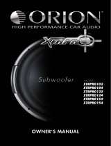Orion Car Audio XTRPRO102 Manuale utente
