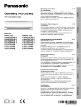 Panasonic CSDE25TKE1 Manuale del proprietario
