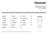 Panasonic ER-GC20 Manuale del proprietario