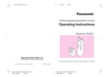 Panasonic ER2301 Manuale del proprietario