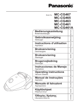 Panasonic MCCG463K Manuale del proprietario