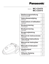 Panasonic MCCG475K Istruzioni per l'uso