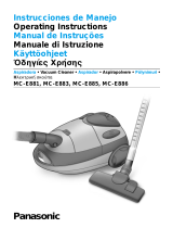 Panasonic mc e 881 Manuale utente
