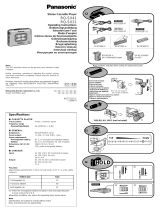 Panasonic RQSX21 Istruzioni per l'uso