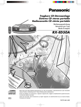 Panasonic RXED50A Manuale del proprietario