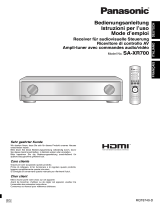 Panasonic SAXR700 Manuale del proprietario