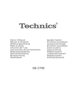 Technics SBC700E Manuale del proprietario