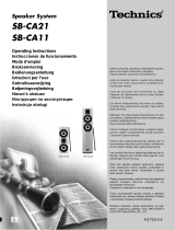 Technics SB-CA21 Manuale del proprietario