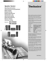 Technics SBCSS250 Manuale del proprietario