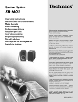 Technics SB-M01 Manuale del proprietario