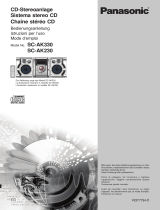 Panasonic SCAK330 Manuale del proprietario