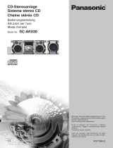 Panasonic SCAK630 Manuale del proprietario
