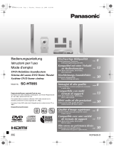 Panasonic SCHT855 Manuale del proprietario