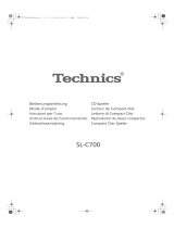 Technics SLC700E Manuale del proprietario