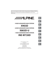 Alpine Electronics X803D-U Guida utente
