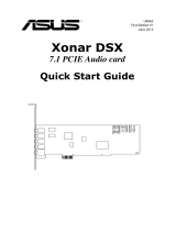 Asus XonarDSX Manuale utente