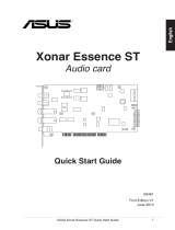 Asus XONAR ESSENCE ST Manuale utente